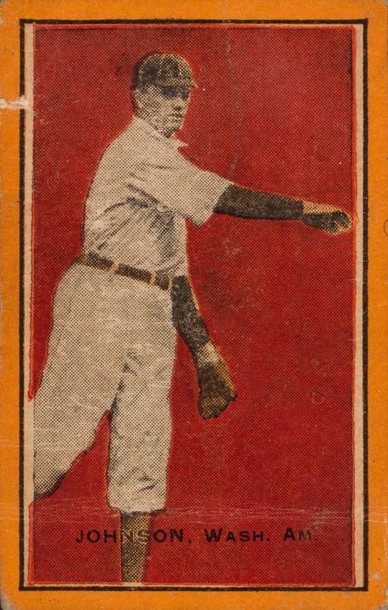 1911 Baseball Bats Hand Cut Johnson, Wash. Am. # Baseball Card