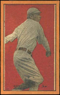 1911 Baseball Bats Hand Cut Chief Bender # Baseball Card