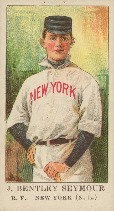 1909 American Caramel J. B. Seymour r.f. #28 Baseball Card