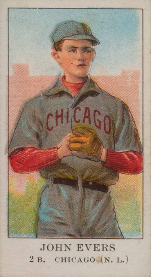 1909 American Caramel John Evers 2.b. #13 Baseball Card