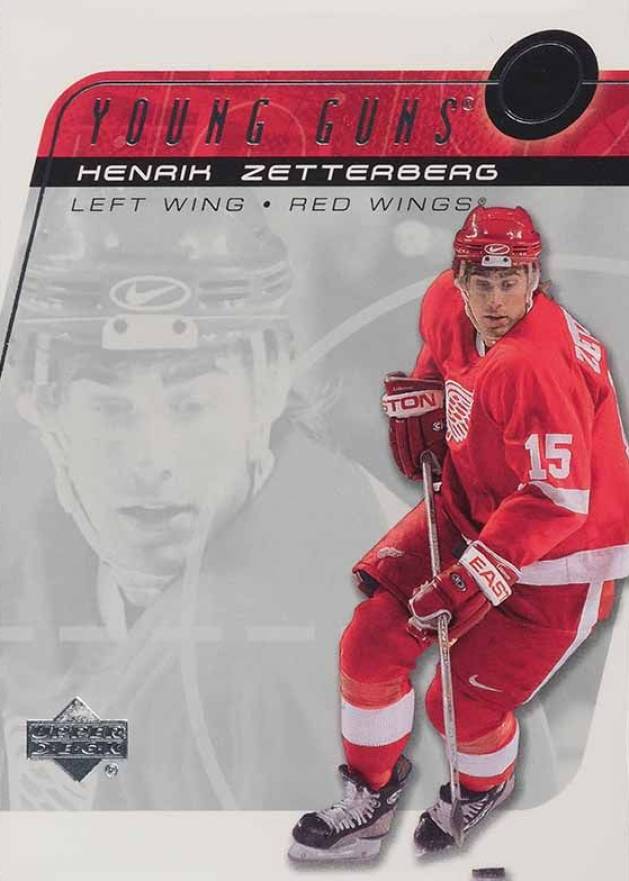 2002 Upper Deck Henrik Zetterberg #234 Hockey Card
