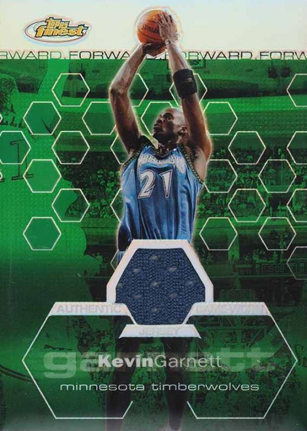 2002 Finest Kevin Garnett #128 Basketball Card