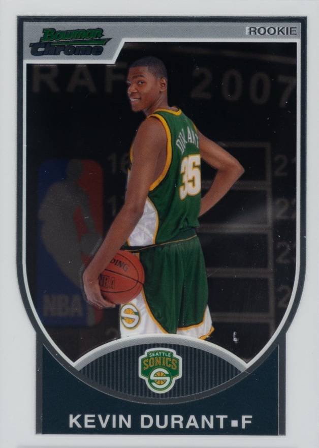 2007 Bowman Chrome Kevin Durant #111 Basketball Card