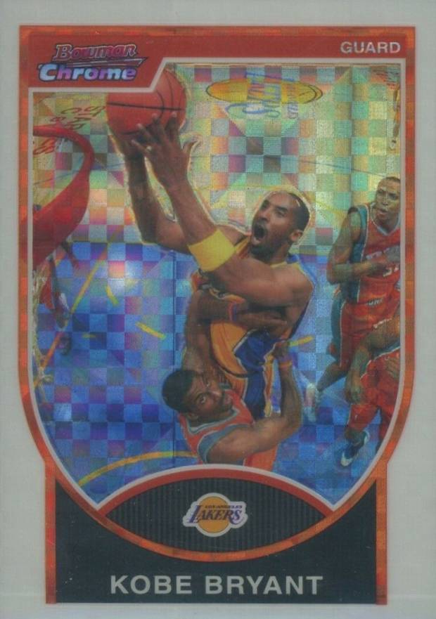 2007 Bowman Chrome Kobe Bryant #24 Basketball Card