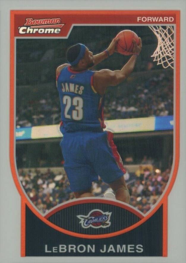 2007 Bowman Chrome LeBron James #23 Basketball Card