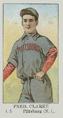 1910 American Caramel Fred Clarke l.f. # Baseball Card