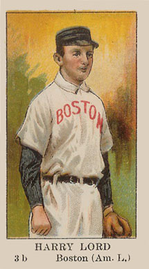1910 American Caramel Harry Lord 3b # Baseball Card
