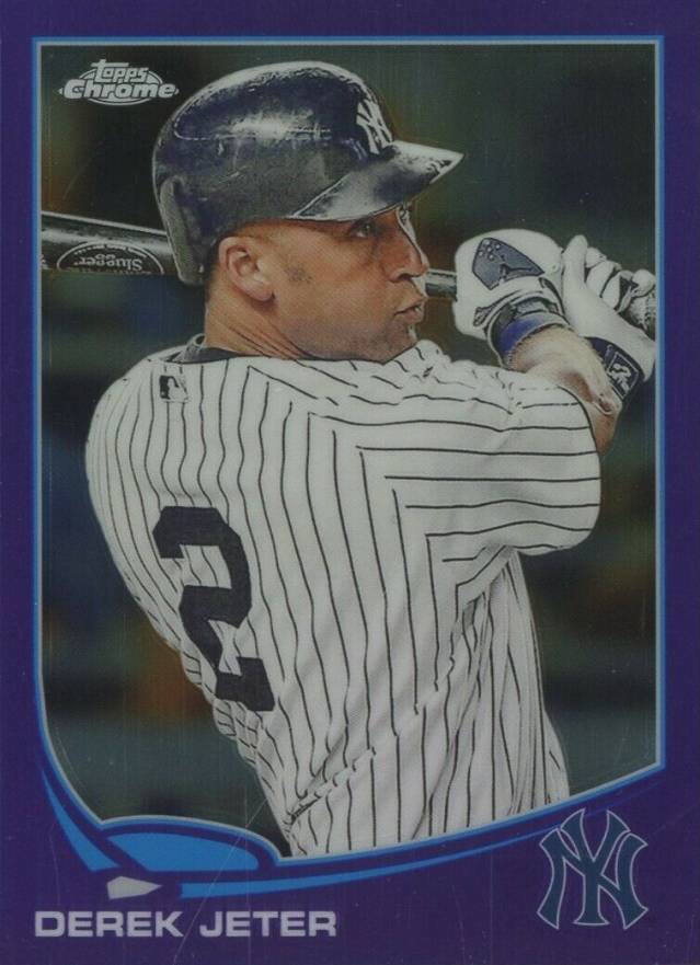 2013 Topps Chrome Derek Jeter #10 Baseball Card