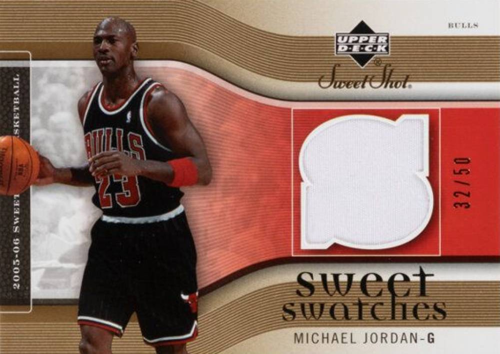 2005 Upper Deck Sweet Shot Sweet Swatches Michael Jordan #SW-MJ Basketball Card