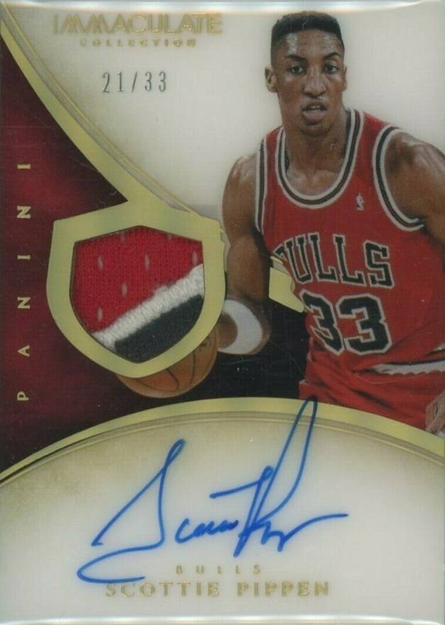 2013 Immaculate Collection Scottie Pippen #182 Basketball Card