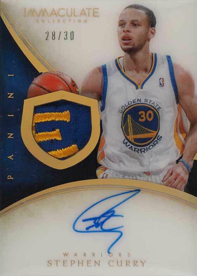 2013 Immaculate Collection Stephen Curry #154 Basketball Card
