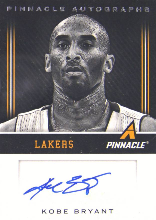 2013 Panini Pinnacle Autographs Kobe Bryant #119 Basketball Card