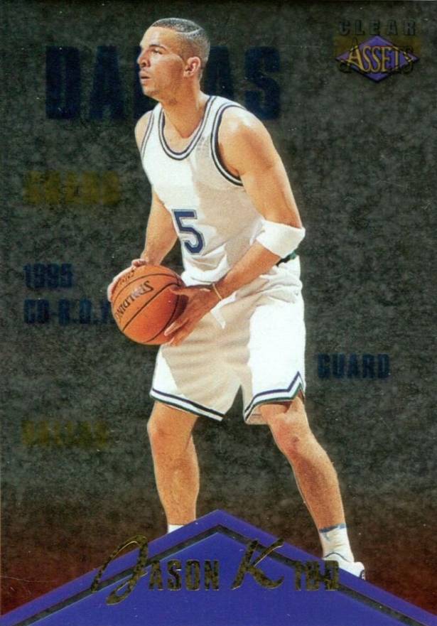 1996 Classic Clear Assets Jason Kidd #CA22 Basketball Card