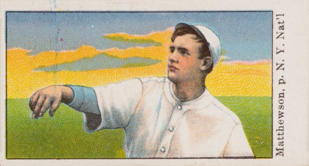 1909 Dockman & Sons Matthewson, p. N. Y. Nat'l # Baseball Card