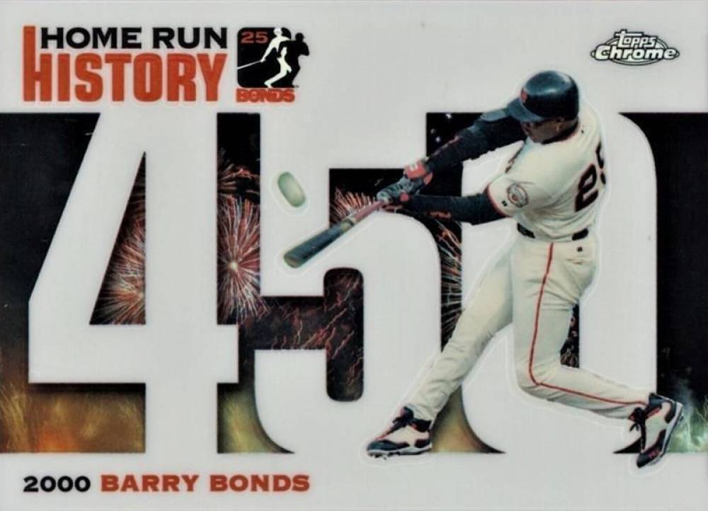 2006 Topps Chrome Barry Bonds Home Run History Barry Bonds #450 Baseball Card