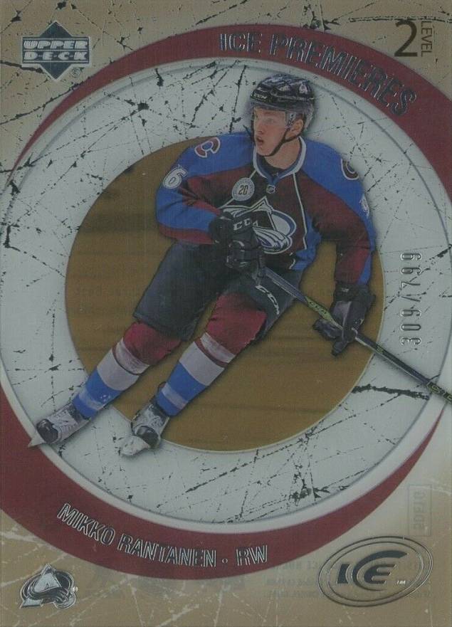 2015 Upper Deck Ice 2005-06 Retro Ice Premieres Mikko Rantanen #R-19 Hockey Card