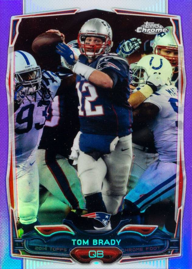 2014 Topps Chrome Tom Brady #62 Football Card