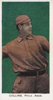 1910 Standard Caramel Collins, Phila. Amer. # Baseball Card
