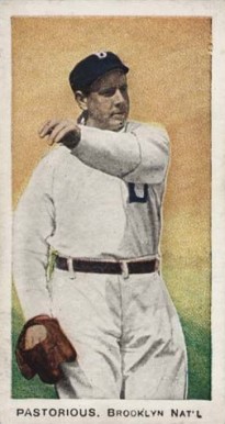 1910 Standard Caramel Pastorius, Brooklyn Nat'l # Baseball Card