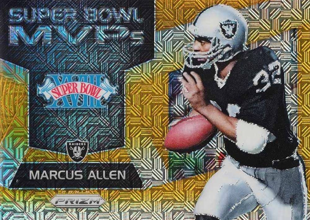 2017 Panini Prizm Super Bowl MVPs Marcus Allen #27 Football Card