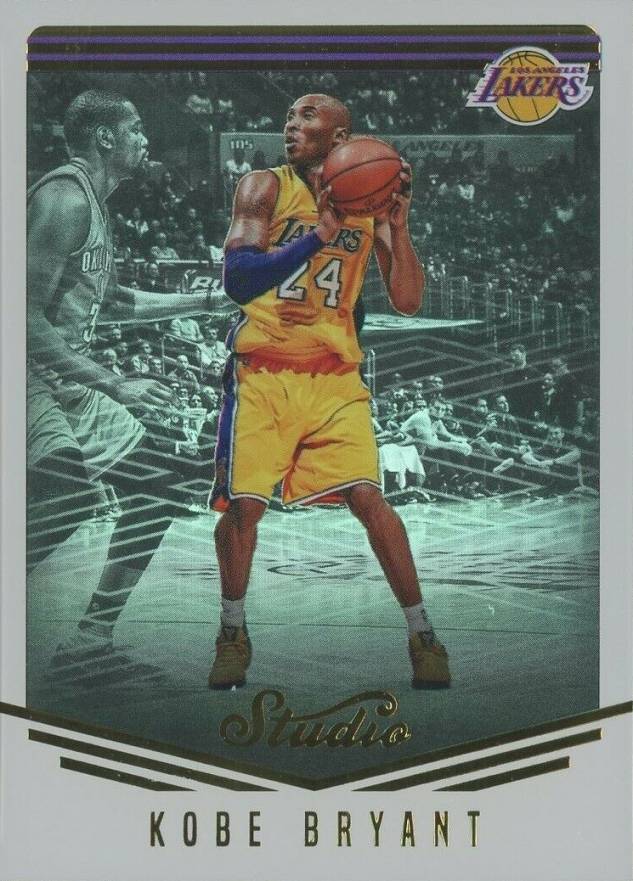 2016 Panini Studio Kobe Bryant #75 Basketball Card