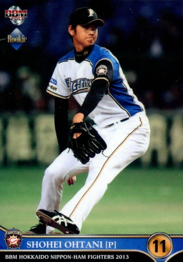 2013 BBM Hokkaido Nippon Ham Fighters Shohei Ohtani #F02A Baseball Card