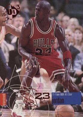 1997 UD3 Michael Jordan #23 Basketball Card
