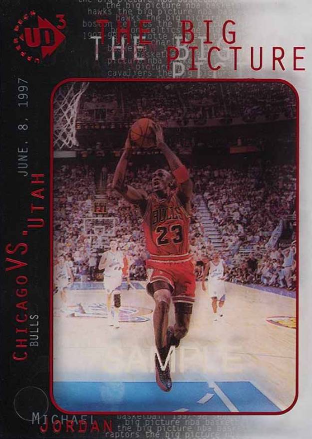 1997 UD3 Michael Jordan # Basketball Card