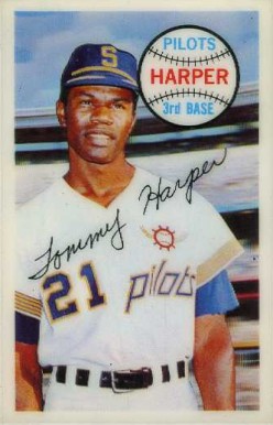 1970 Kellogg's Tommy Harper #74 Baseball Card Value Price Guide